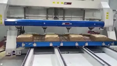 مركز تشغيل رقميCNC  بخمسة محاور وأربع طاولات عمل مستقلة - 2