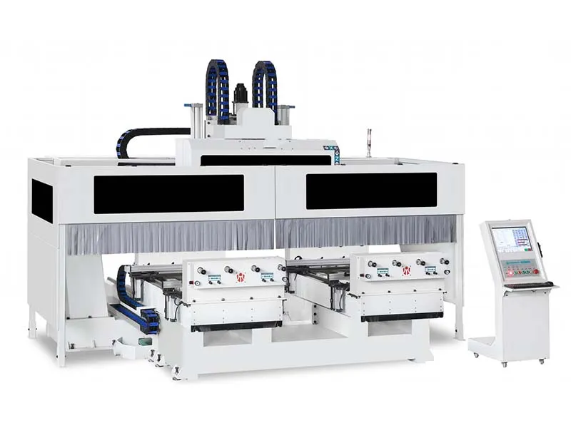 مركز تشغيل CNC متطور ذو خمسة محاور وأربعة رؤوس